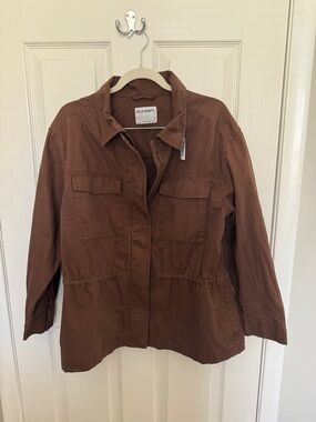 Old Navy Women's Brown Utility Jacket